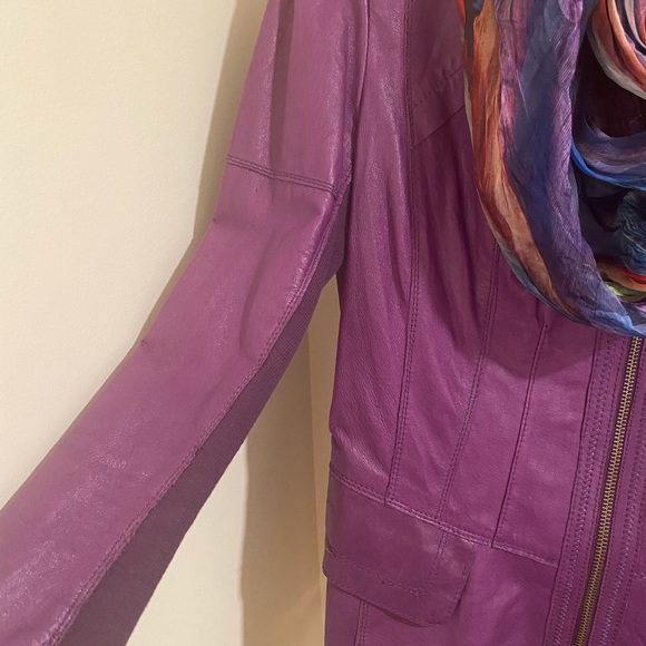 Danier Leather Purple Jacket💜 - Picture 3 of 7